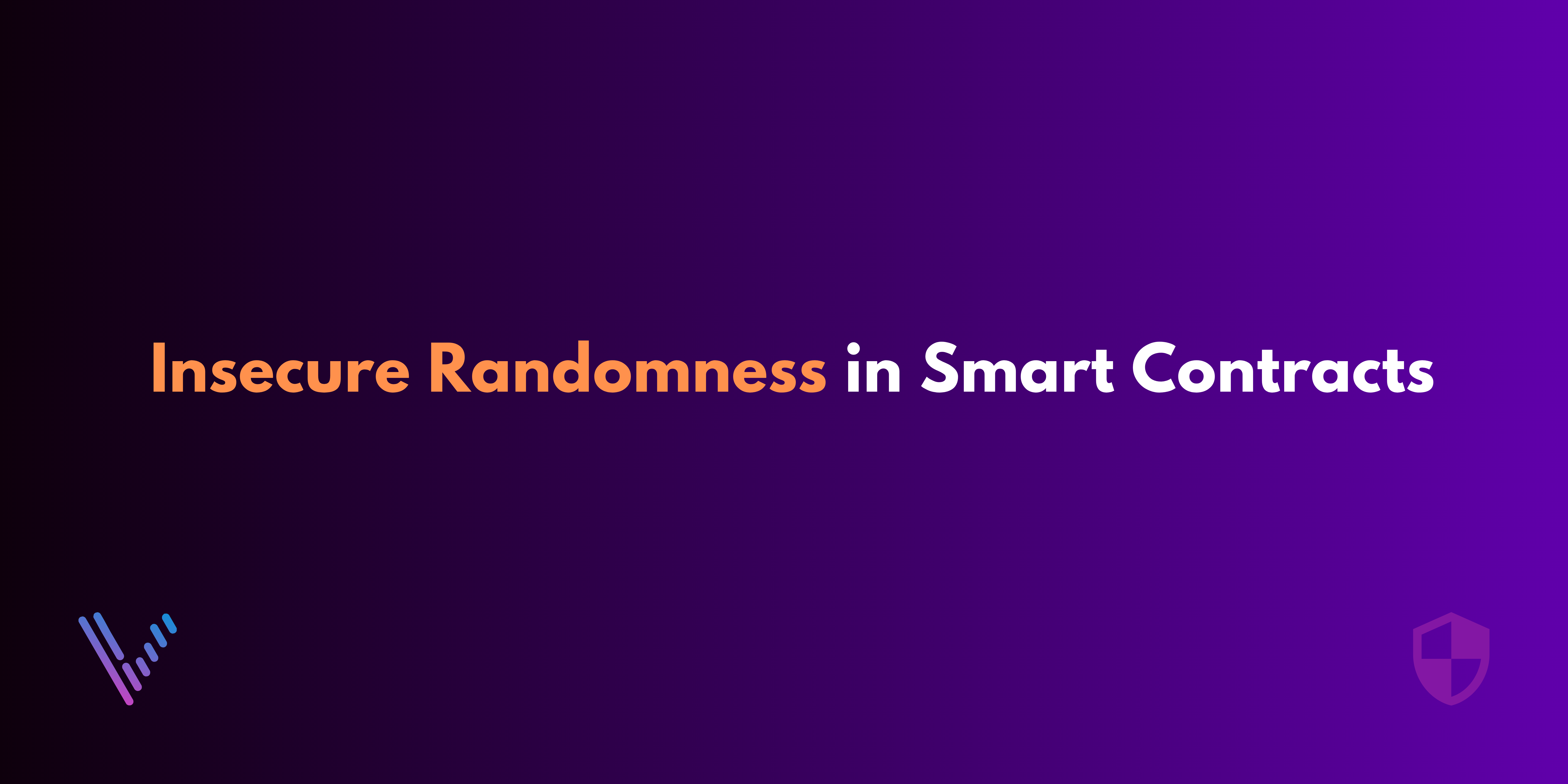 Insecure Randomness in Smart Contracts